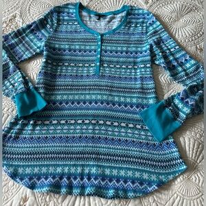 Buffalo David Bitton long sleeve cotton spandex top